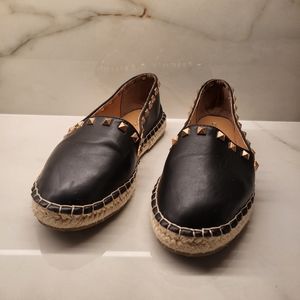 Le Chateau Black Studded Espadrille shoes